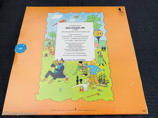 Tintin - Den Svarta Ön. 1972. Lp. Lp Plate