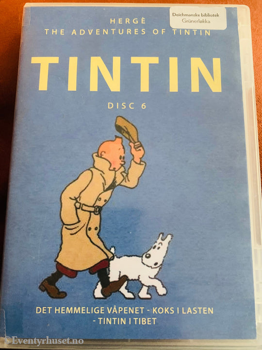 Tintin - Det Hemmelige Våpenet Mfl. Dvd Leiefilm.