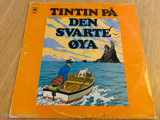 Tintin På Den Svarte Øya. 1973. Lp. Lp Plate