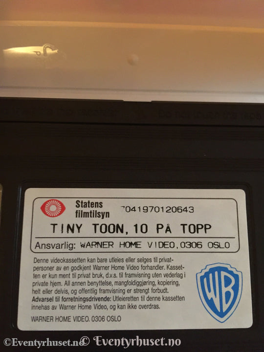 Tiny Toon - 10 På Topp. 1990/91. Vhs. Vhs