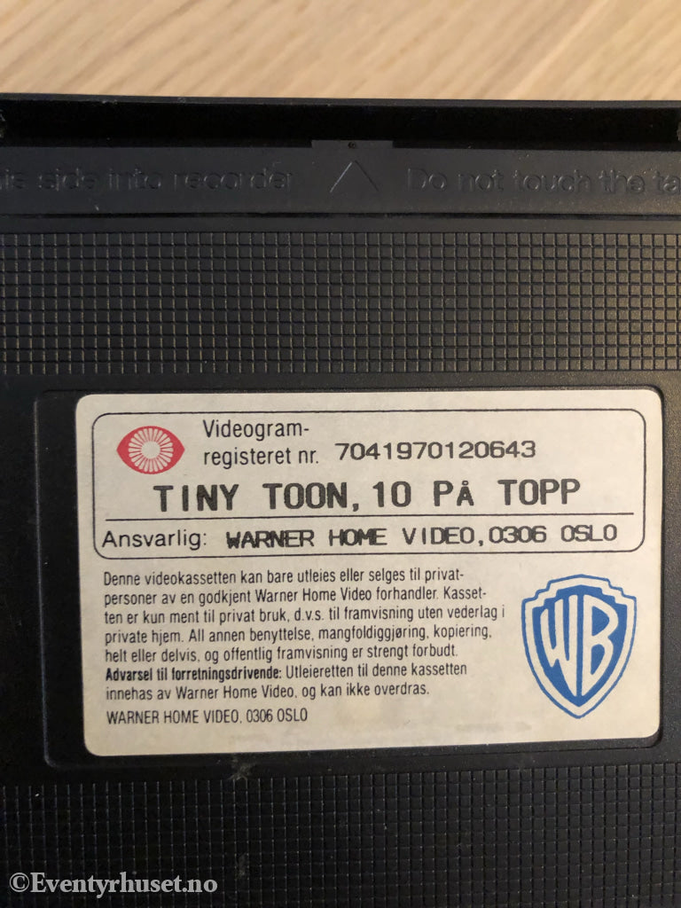 Tiny Toon - 10 På Topp. 1990/91. Vhs. Vhs