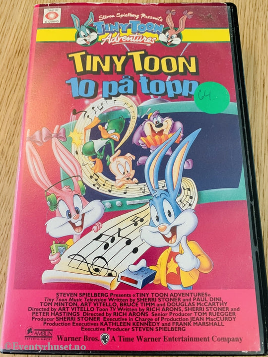 Tiny Toon - 10 På Topp. 1990/91. Vhs. Vhs
