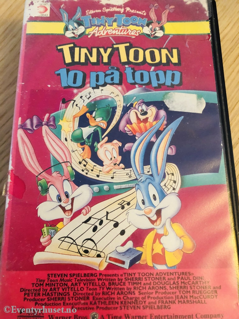 Tiny Toon - 10 På Topp. 1990/91. Vhs. Vhs