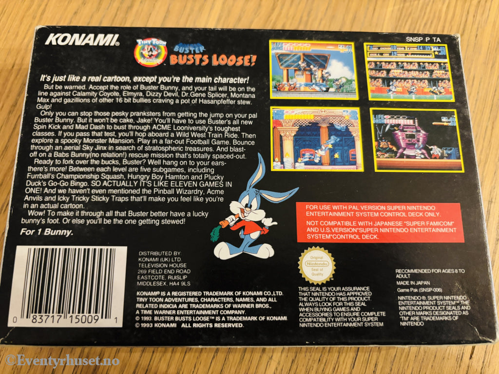 Tiny Toon Adventures: Buster Busts Loose! . Nintendo 64.