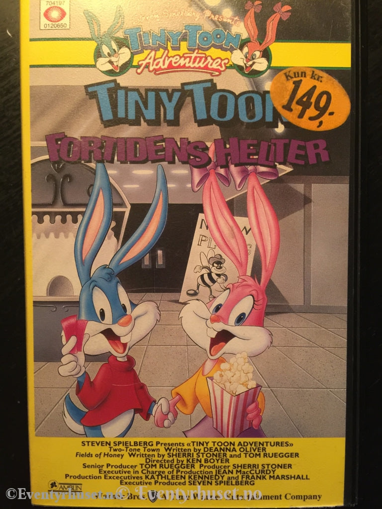 Tiny Toon - Fortidens Helter. 1990. Vhs. Vhs