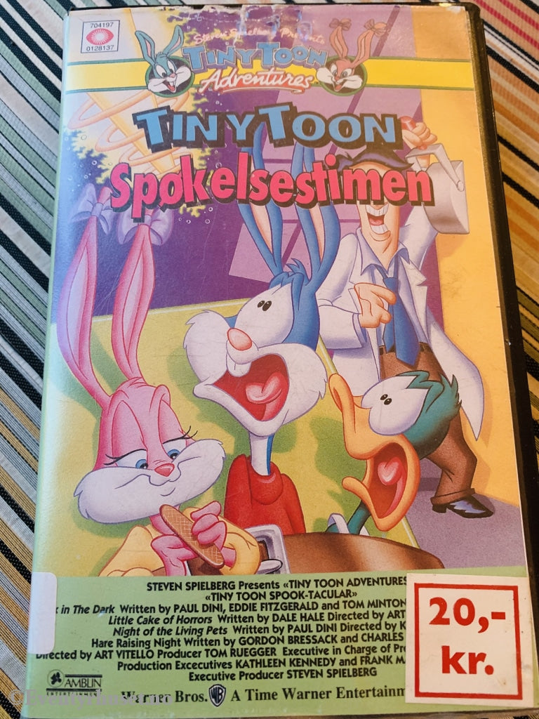 Tiny Toon. Spøkelsestimen. 1990. Vhs Utleiefilm.