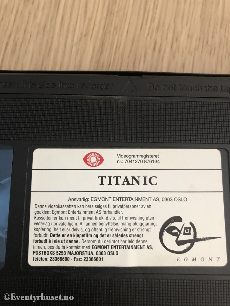 Titanic. 1997. Vhs. Vhs