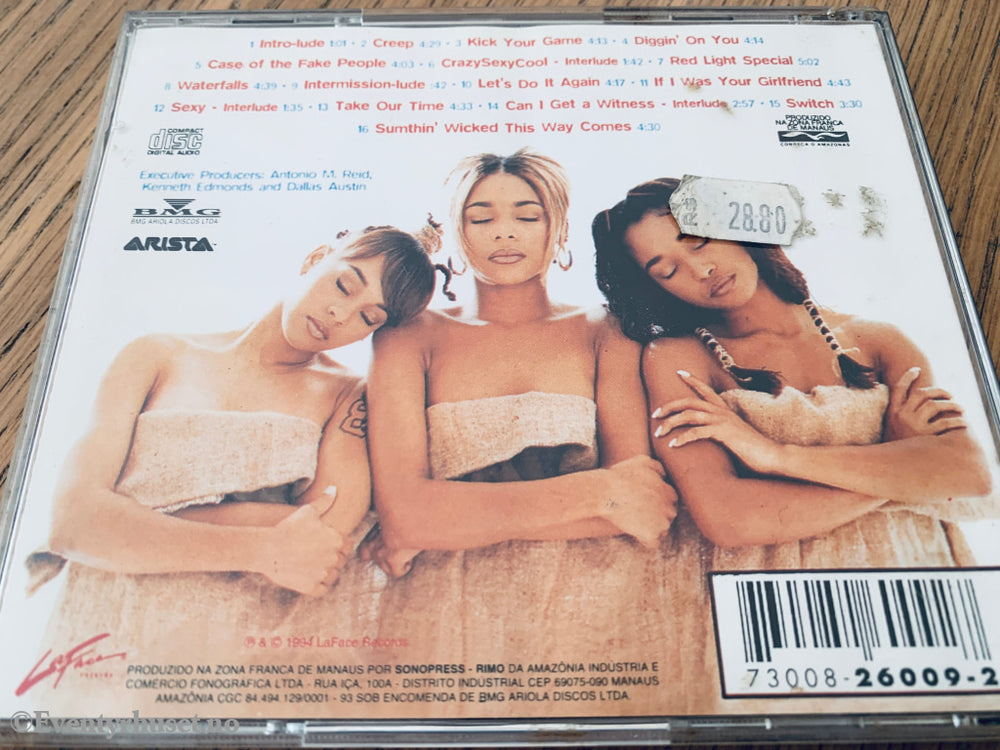 TLC – CrazySexyCool. 1994. CD.