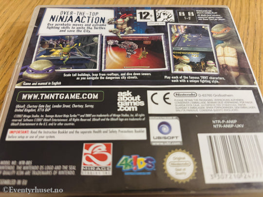 TMNT Teenage Mutant Ninja Turtles . Nintendo DS.