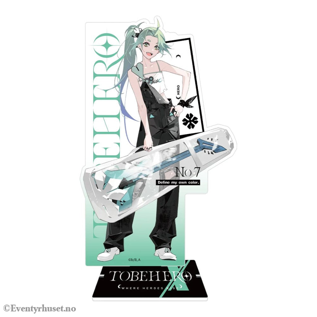 To Be Hero X Acrylic Stand Hero Show Series Lucky Cyan 17 cm Manga & Anime
