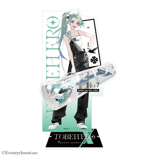 To Be Hero X Acrylic Stand Hero Show Series Lucky Cyan 17 cm Manga & Anime