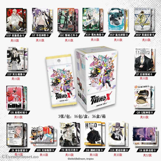 To Be Hero X Trading Card Game I Am A Hero Series Display *Chinese Version* Games