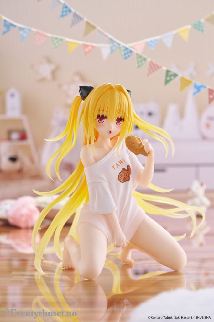 To Love-Ru Darkness PVC Statue Desktop Cute Figure Golden Darkness Roomwear Ver. 13 cm Manga & Anime