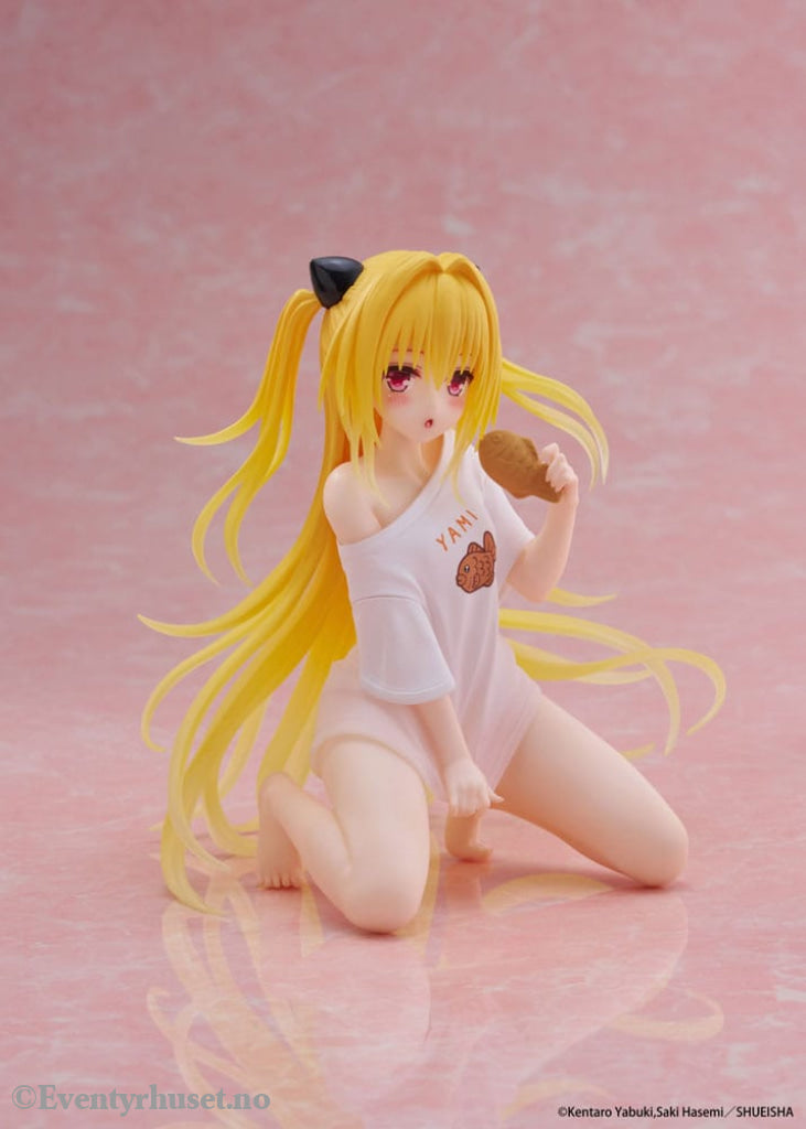 To Love-Ru Darkness PVC Statue Desktop Cute Figure Golden Darkness Roomwear Ver. 13 cm Manga & Anime