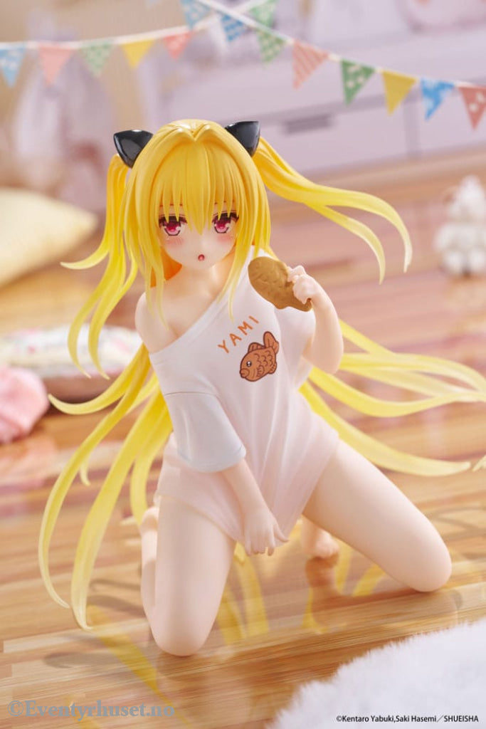 To Love-Ru Darkness PVC Statue Desktop Cute Figure Golden Darkness Roomwear Ver. 13 cm Manga & Anime