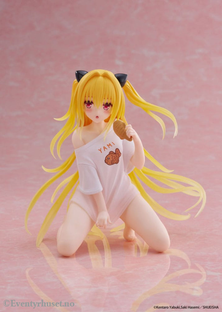 To Love-Ru Darkness PVC Statue Desktop Cute Figure Golden Darkness Roomwear Ver. 13 cm Manga & Anime
