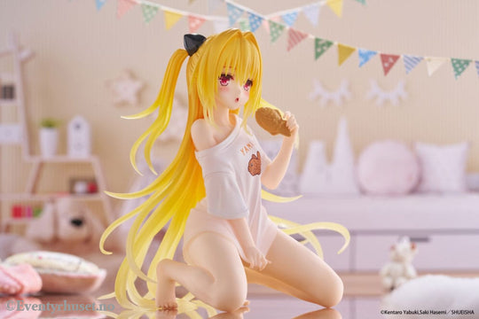 To Love-Ru Darkness PVC Statue Desktop Cute Figure Golden Darkness Roomwear Ver. 13 cm Manga & Anime