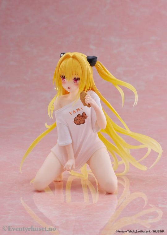 To Love-Ru Darkness PVC Statue Desktop Cute Figure Golden Darkness Roomwear Ver. 13 cm Manga & Anime