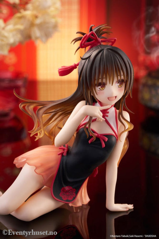 To Love-Ru Darkness PVC Statue Desktop Cute Figure Mikan Yuki Chinese Dress Ver. 13 cm Manga & Anime