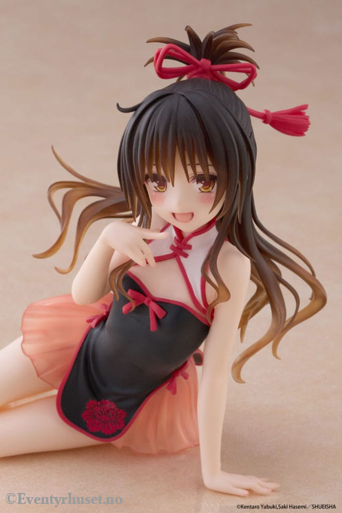 To Love-Ru Darkness PVC Statue Desktop Cute Figure Mikan Yuki Chinese Dress Ver. 13 cm Manga & Anime