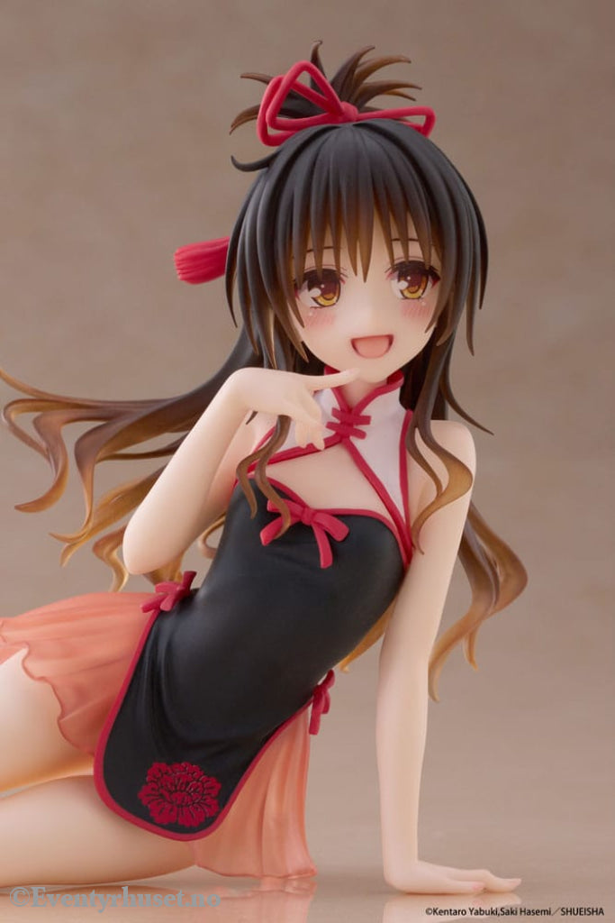 To Love-Ru Darkness PVC Statue Desktop Cute Figure Mikan Yuki Chinese Dress Ver. 13 cm Manga & Anime