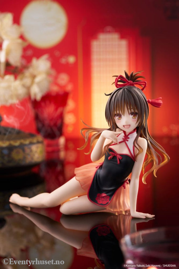 To Love-Ru Darkness PVC Statue Desktop Cute Figure Mikan Yuki Chinese Dress Ver. 13 cm Manga & Anime