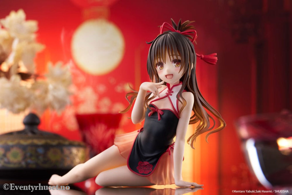 To Love-Ru Darkness PVC Statue Desktop Cute Figure Mikan Yuki Chinese Dress Ver. 13 cm Manga & Anime
