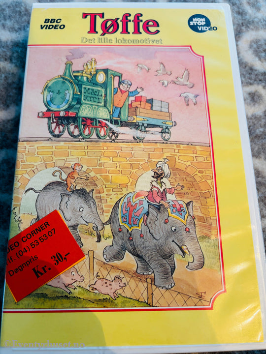 Tøffe - Det lille lokomotivet. VHS Big Box. VHS Big Box
