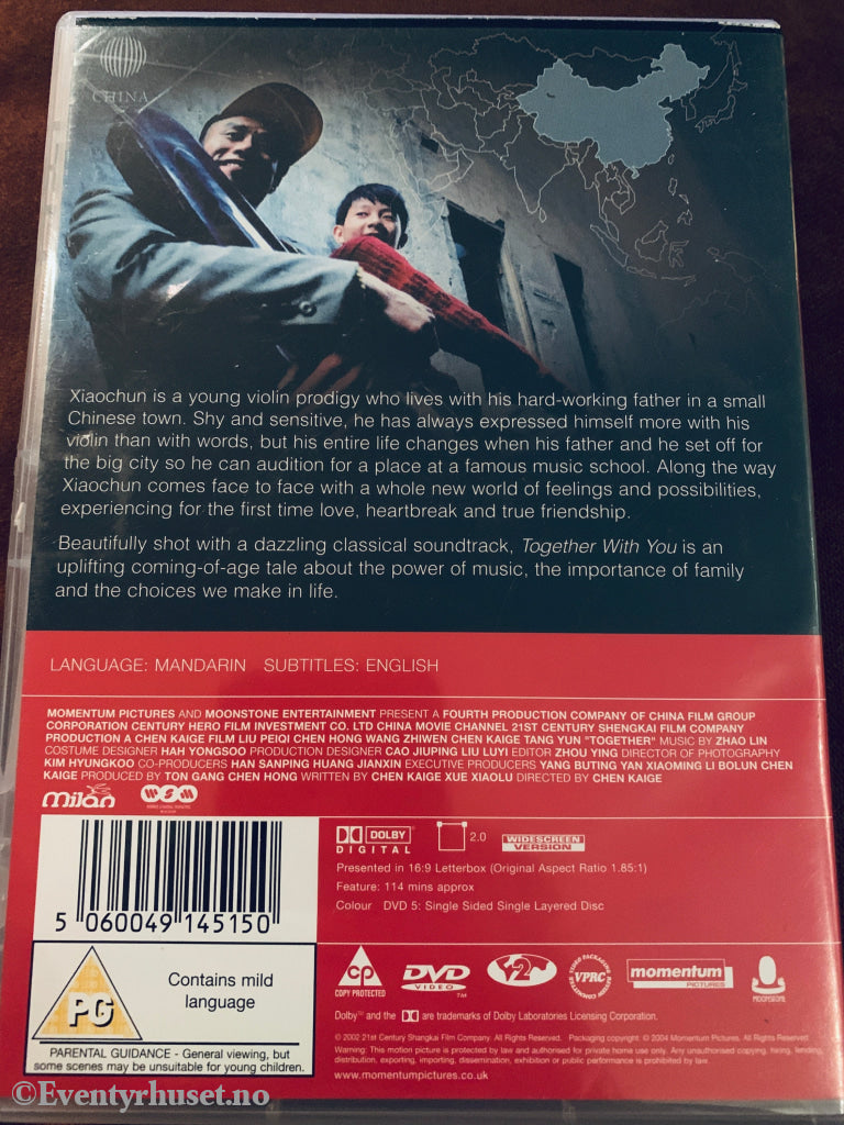 Together with You. DVD.