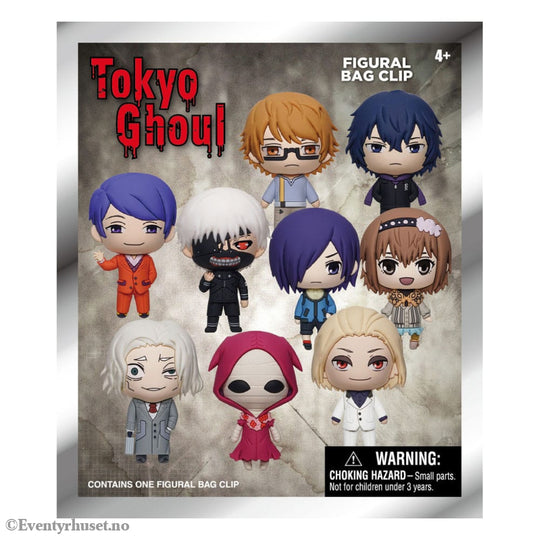 Tokyo Ghoul 3D PVC Bag Clips Series 2 Display (24) Fashion & Accessories