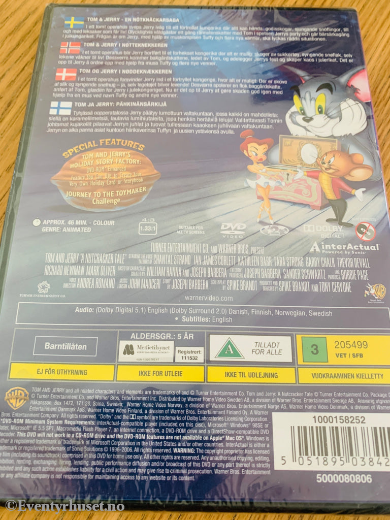 Tom and Jerry: A Nutcracker Tale . 2007 . DVD. Ny i plast!