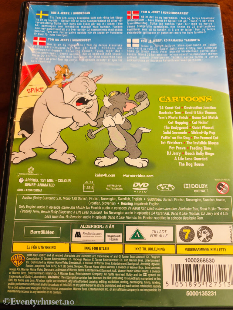 Tom and Jerry – In the Dog House. DVD.