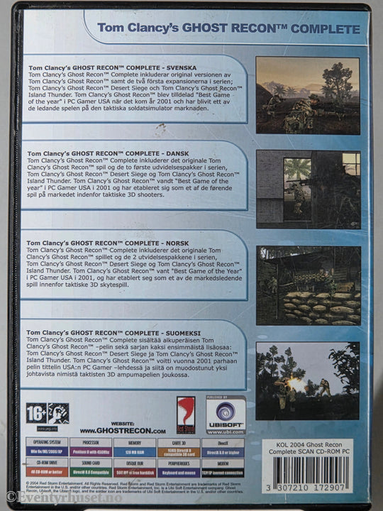 Tom Clancy’s Ghost Recon: Complete. 2004. PC-spill.