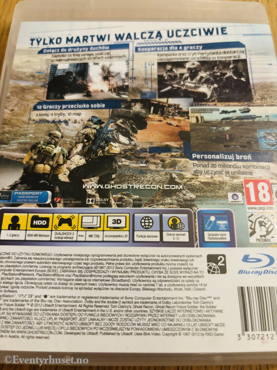 Tom Clancy's Ghost Recon: Future Soldier . PS3.