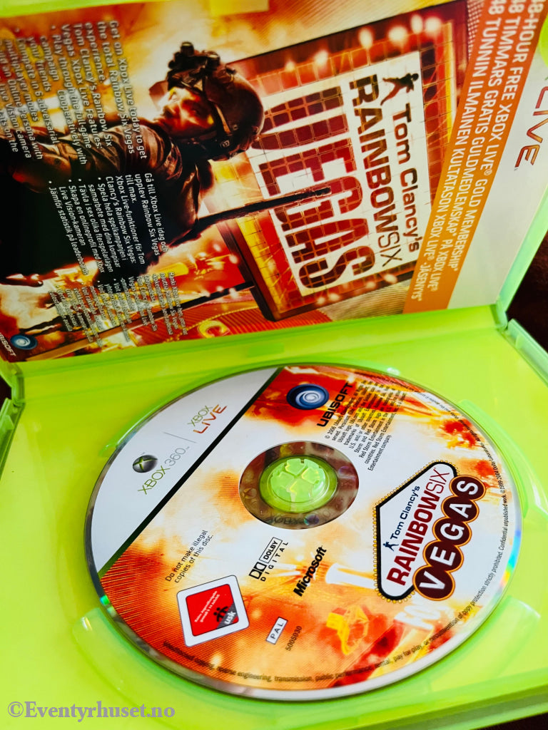 Tom Clancy’s Rainbow Six Vegas. Xbox 360. 360