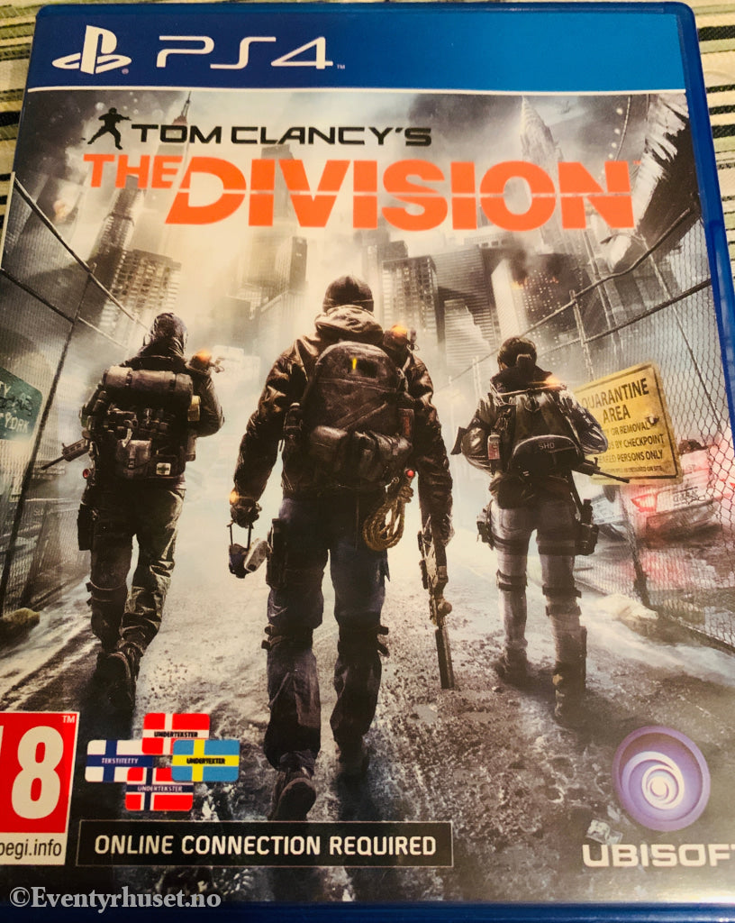 Tom Clancy’s The Division. Ps4. Ps4