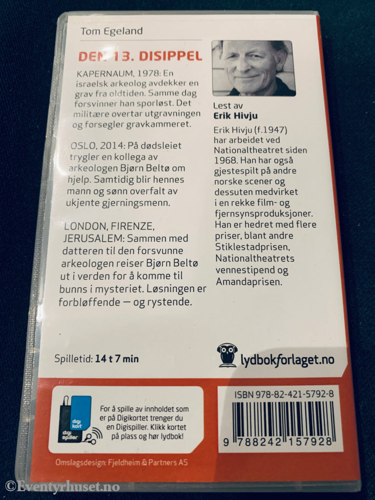 Tom Egeland. Den 13. Disippel. Lydbok På Digikort.