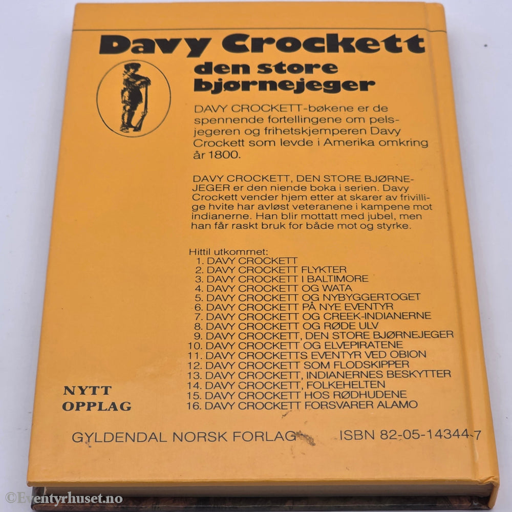 Tom Hill. 1964. Davy Crockett den store bjørnejeger. Bok.