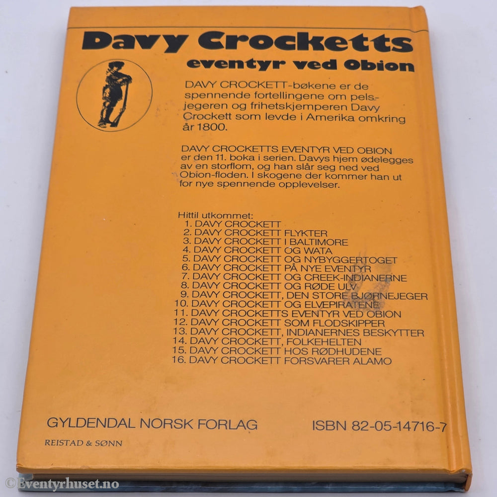 Tom Hill. 1964. Davy Crocketts eventyr ved Obion. Bok.