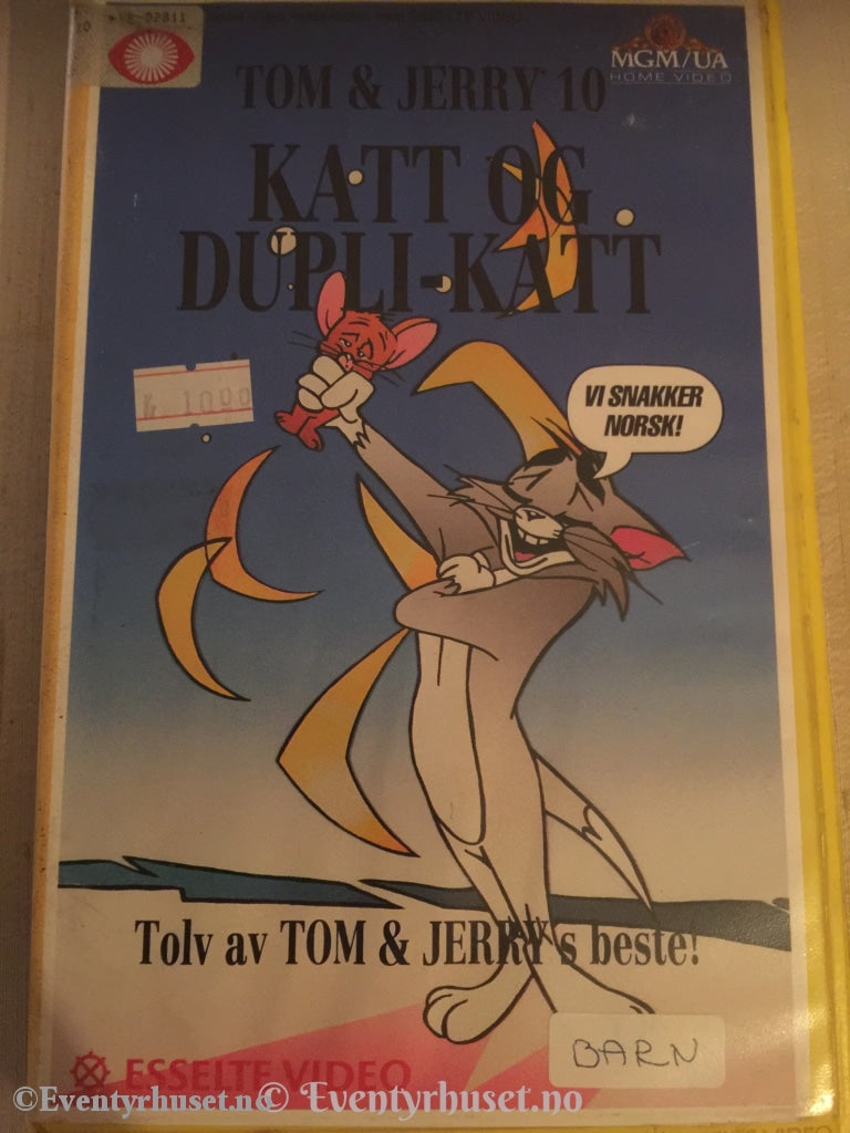 Tom & Jerry 10 - Katt Og Dupli-Katt. Vhs Big Box.
