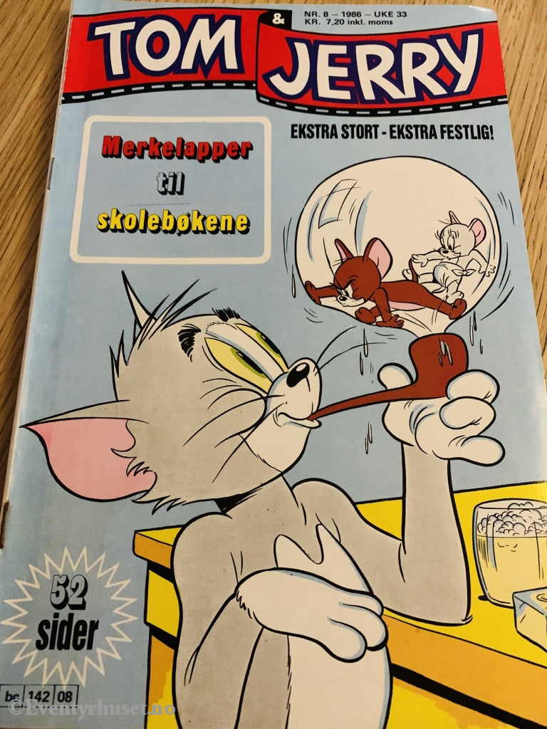 Tom & Jerry. 1986/08. Tegneserieblad