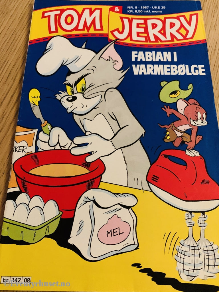 Tom & Jerry. 1987/08. Tegneserieblad