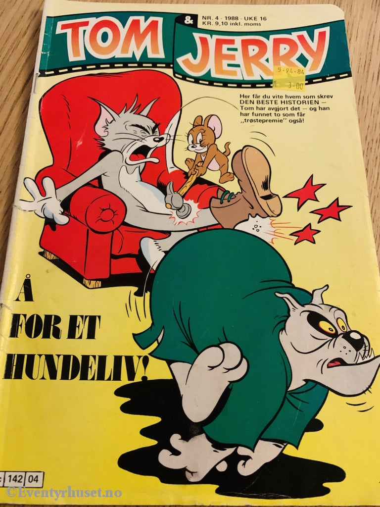 Tom & Jerry. 1988/04. Tegneserieblad