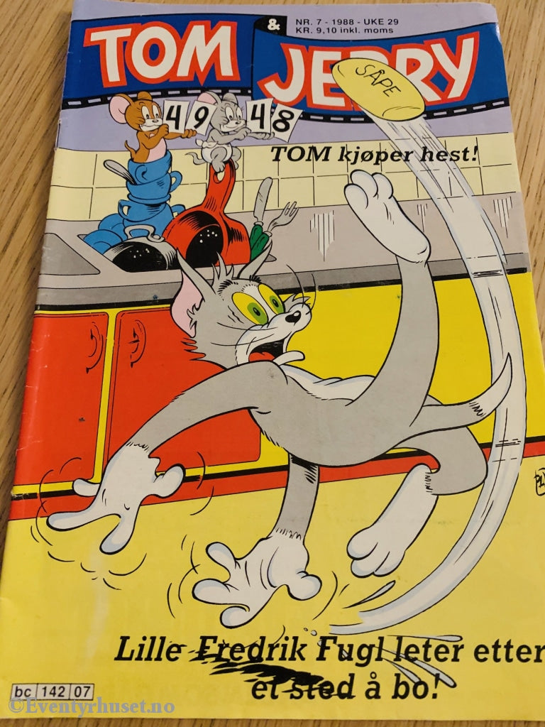 Tom & Jerry. 1988/07. Tegneserieblad