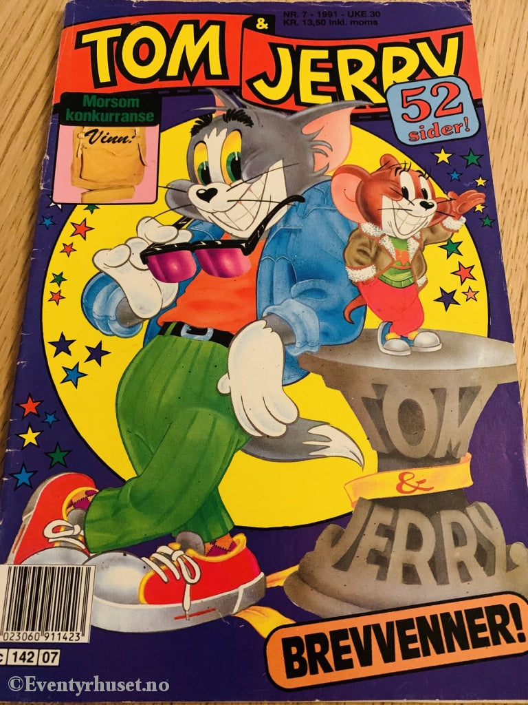 Tom & Jerry. 1991/07. Tegneserieblad