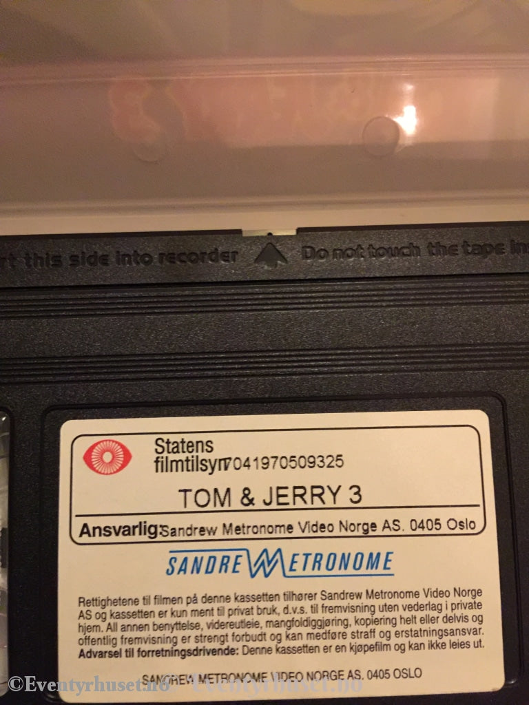 Tom & Jerry 3. En Sann Historie. 1942-67. Vhs. Vhs
