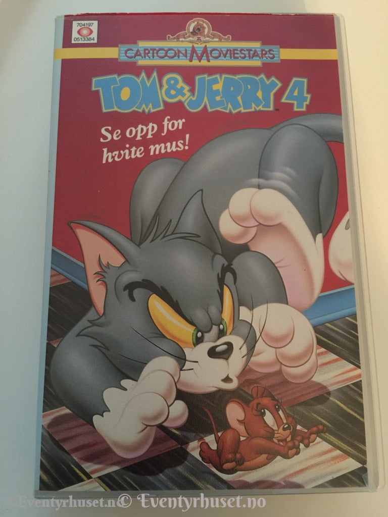 Tom & Jerry 4. Se Opp For Hvite Mus! Vhs. Vhs