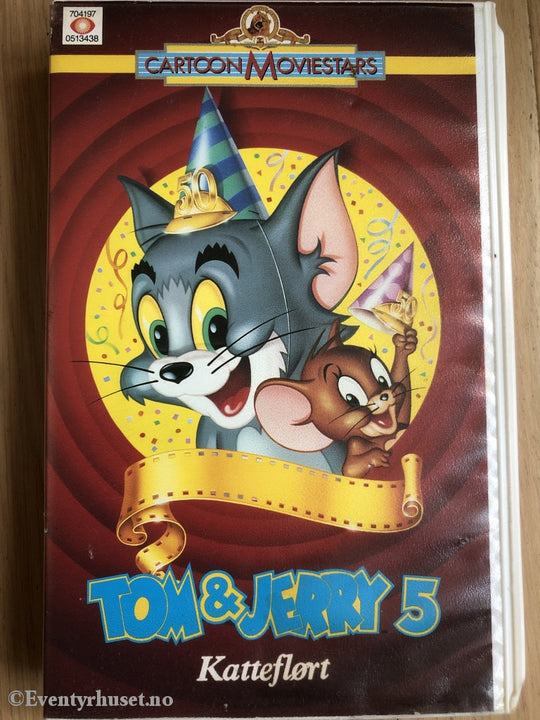 Tom & Jerry 5. Katteflørt. Vhs. Vhs
