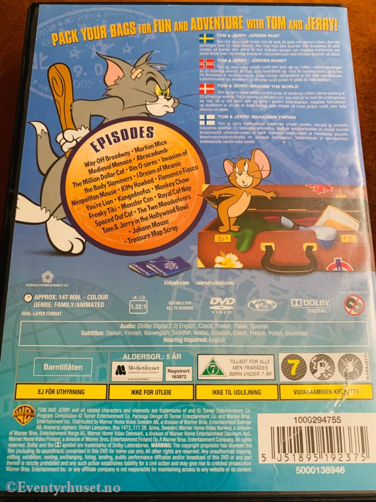 Tom & Jerry. Around The World. Dvd. Dvd