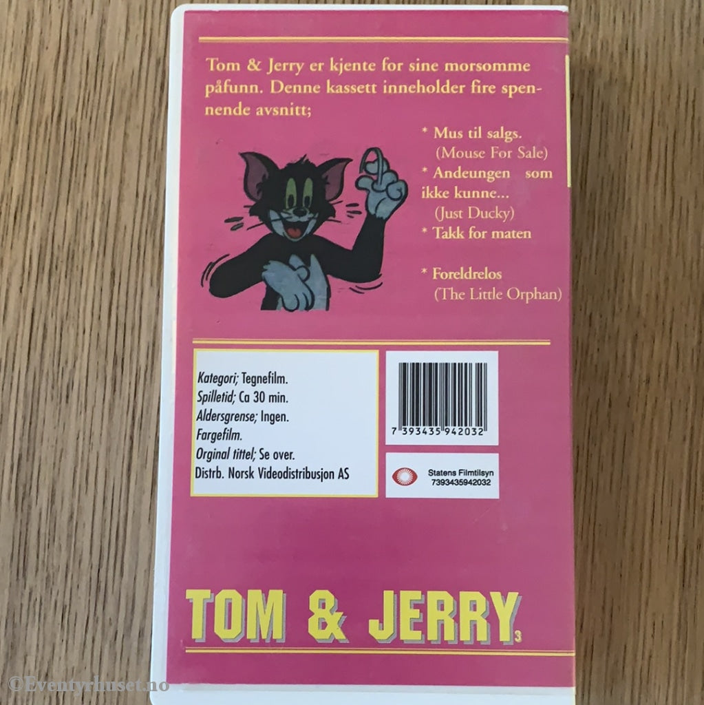 Tom & Jerry. Barnas Favoritter!! Vhs. Vhs